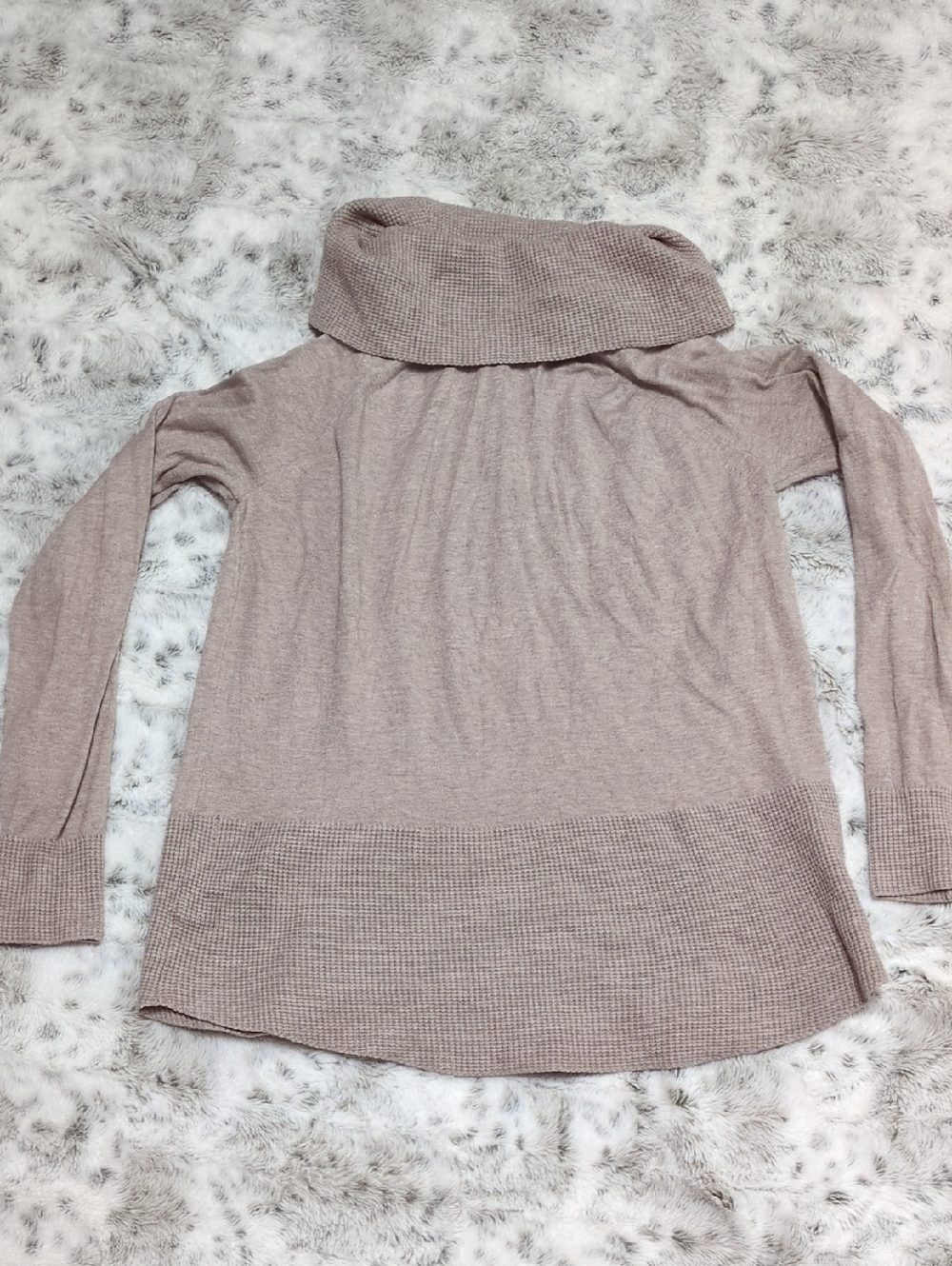 $5 MOVING SALE! Cyrus Taupe Wide Cowl Neck Women's Sweater